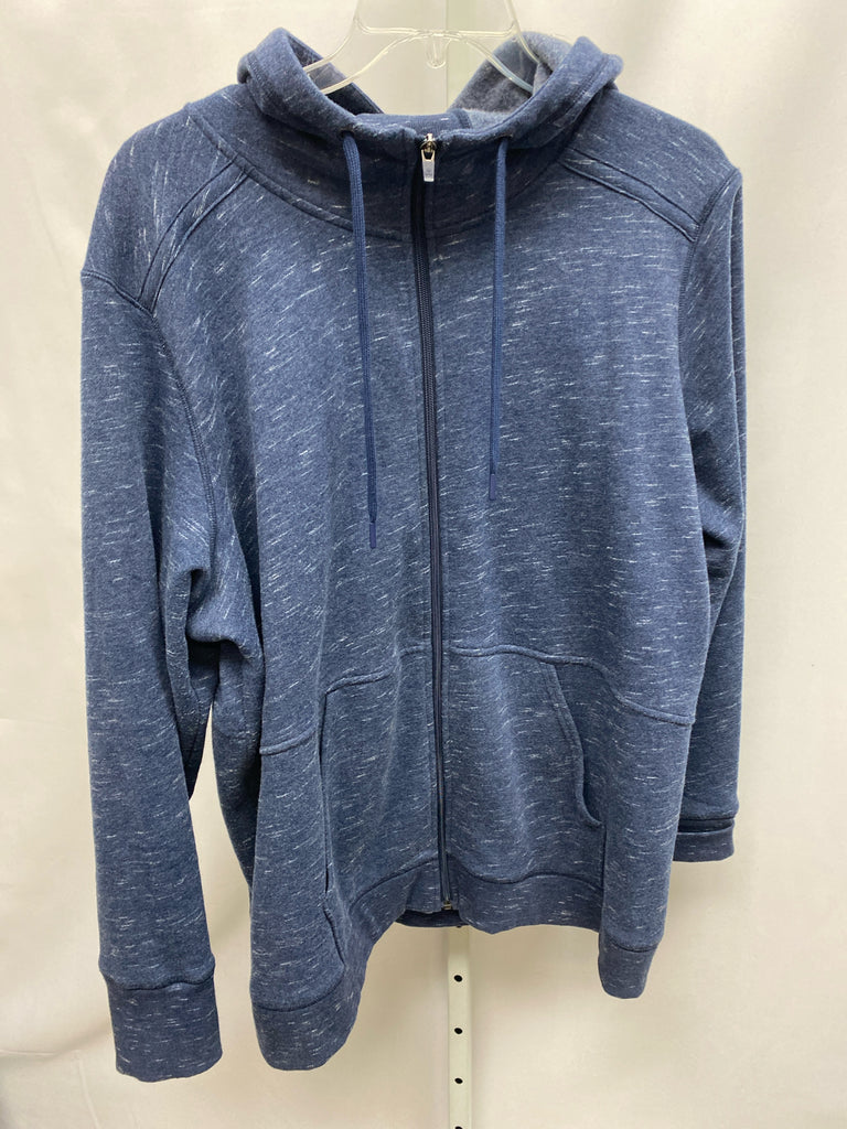 Size 2X Tek Gear Blue Heather Jacket/Outerwear