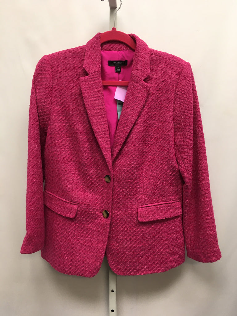Ann Taylor Size 10P Hot Pink Blazer