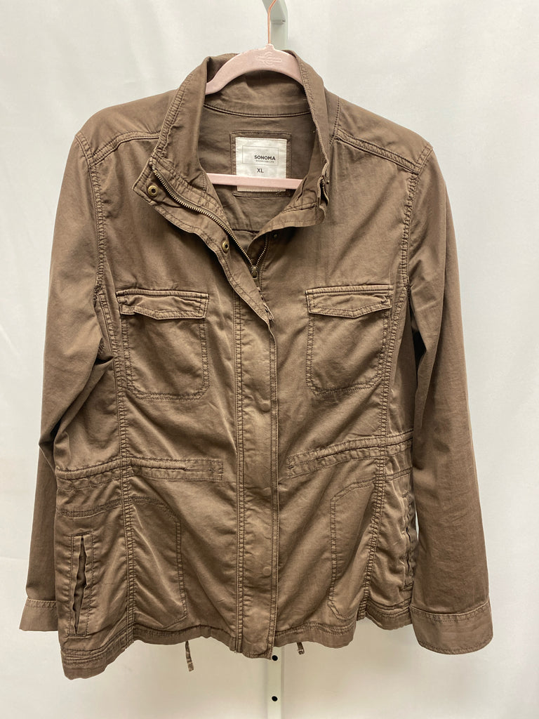 Size XL Sonoma Brown Jacket/Outerwear