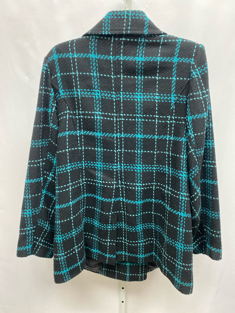 Size 22/24 Lane Bryant Black Plaid Jacket/Outerwear