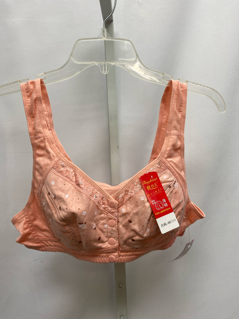 Size XL Peach Floral Bra