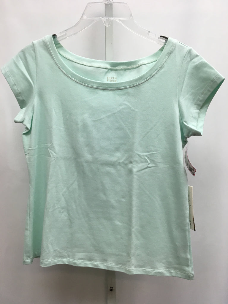Eileen Fisher Size Small Mint Short Sleeve Top