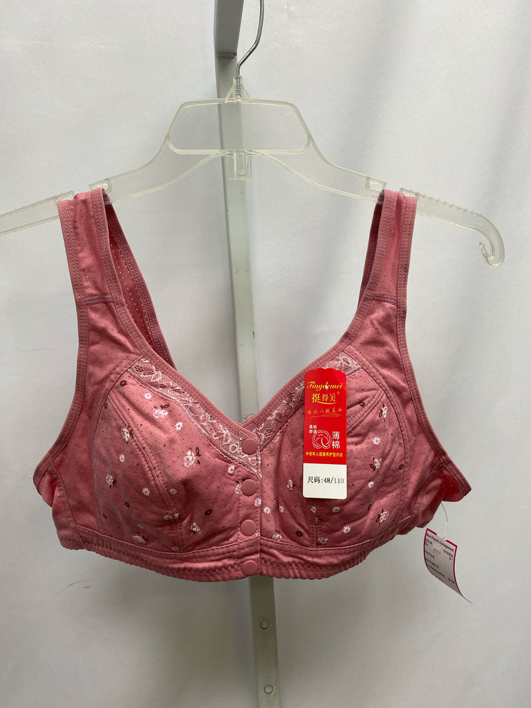 Size XL Pink Floral Bra