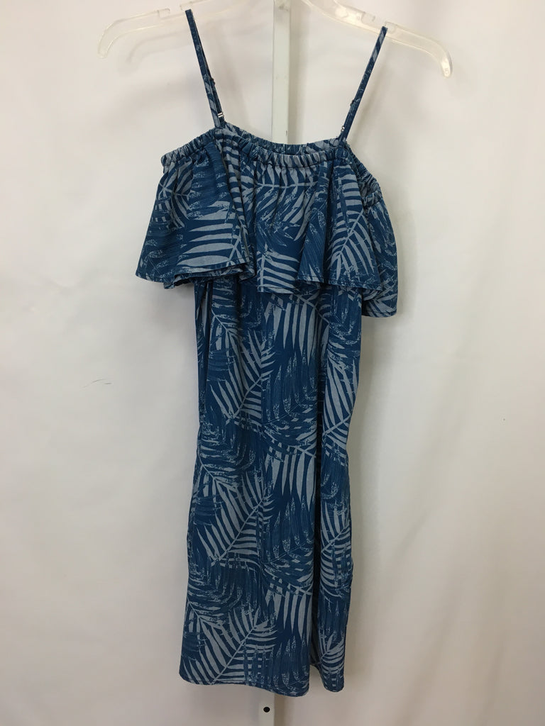 Size Small Max Jeans Blue Print Cold Shoulder Dress