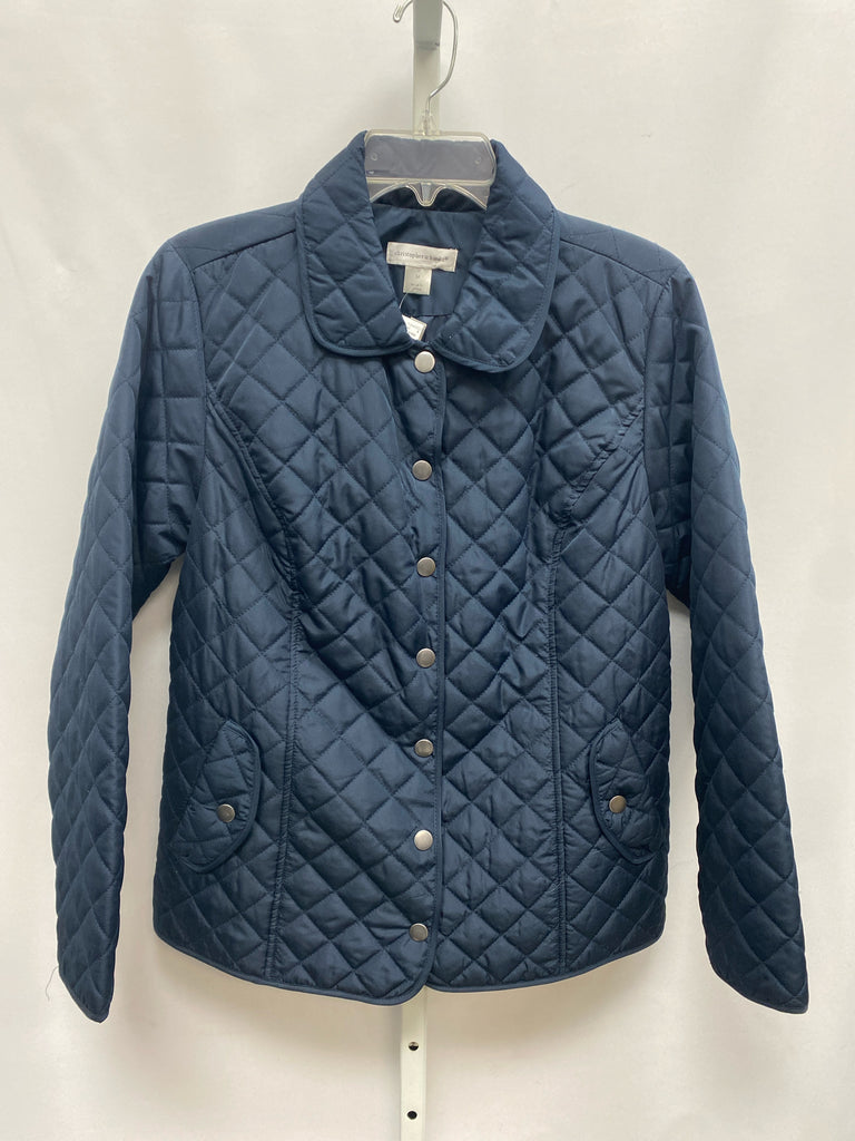 Christopher & Banks Size Medium Navy Jacket/Outerwear