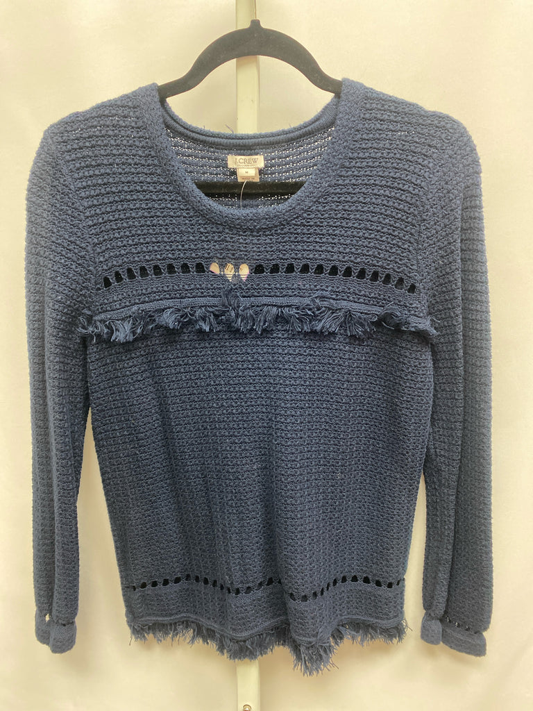 JCrew Size Medium Navy Long Sleeve Sweater