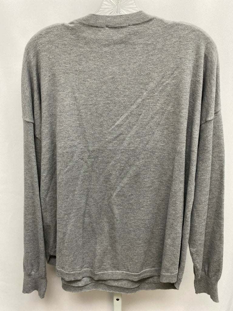 belle Size XL Gray Long Sleeve Top