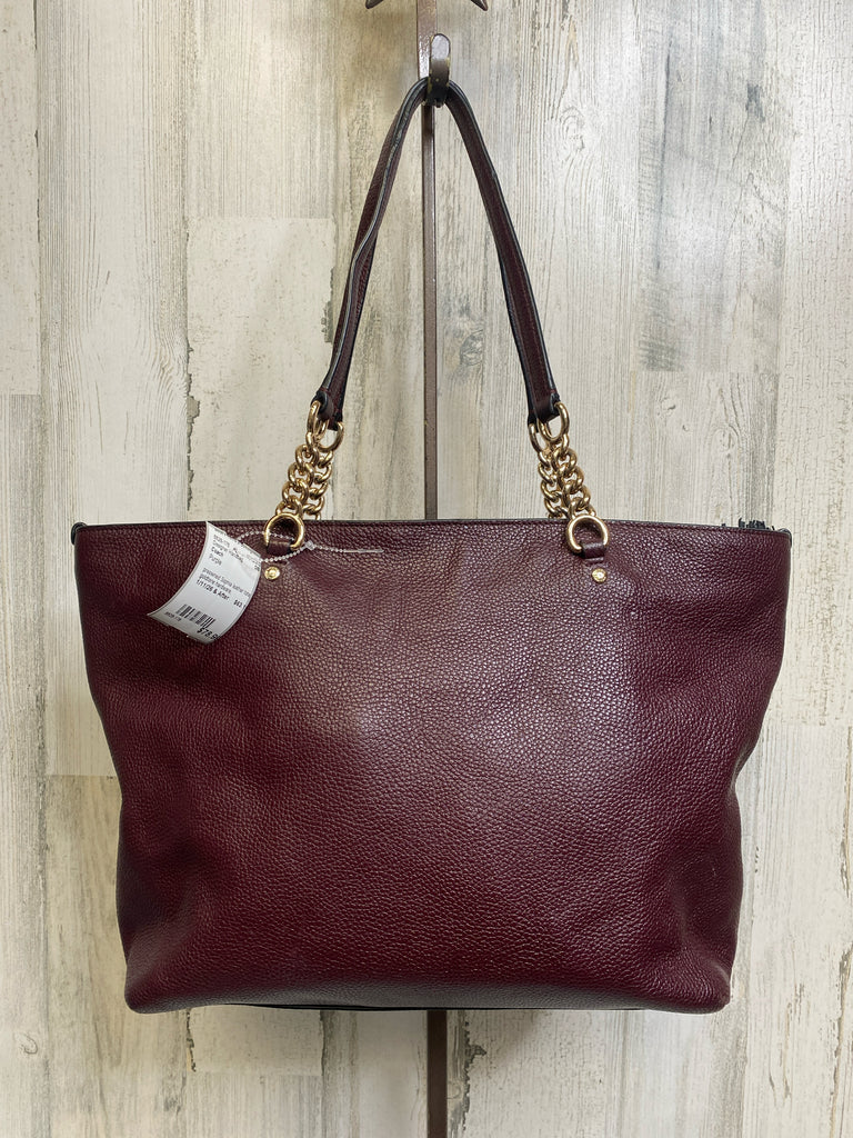 Coach Purple Designer Handbag