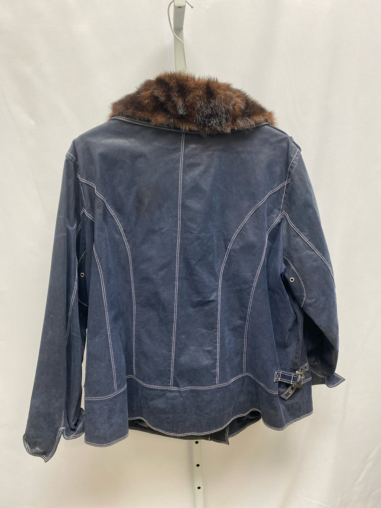 Size 2X Bradley Blue Jacket/Outerwear