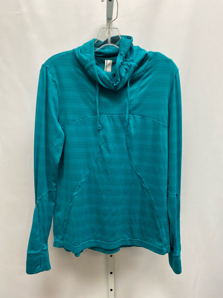 Mondetta Teal Stripe Athletic Top