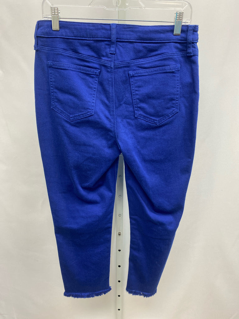 Chico's Size 4 Blue Crop/Capri