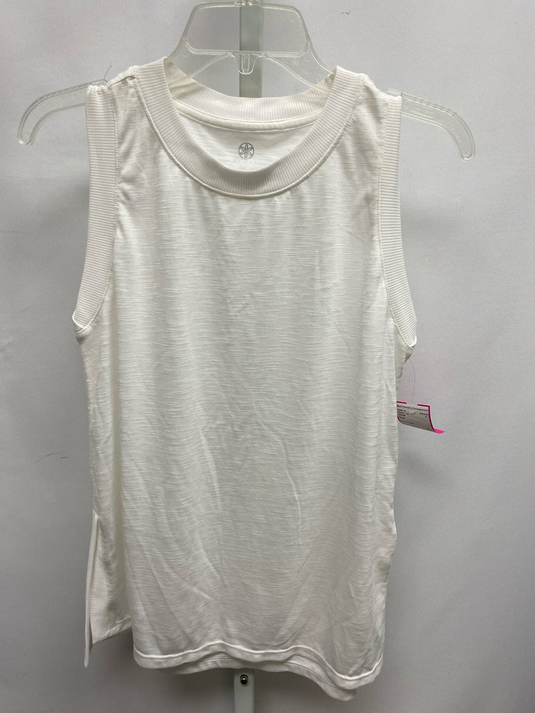 GAIAM Size Small White Athletic Top