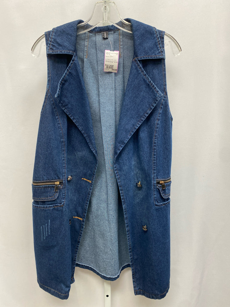 Size Large Denim Vest/Top