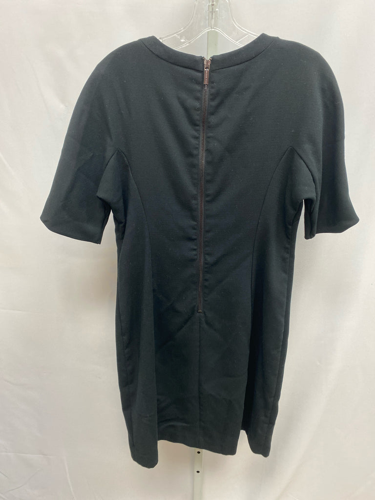 Size 6 Michael Kors Black Short Sleeve Dress