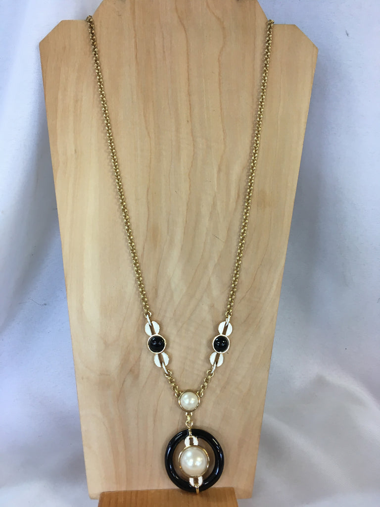 Talbots Black/Gold Necklace