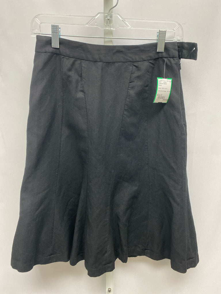Forth & Towne Size 2 Black Skirt