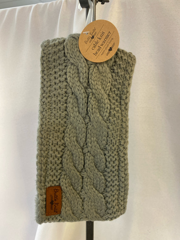 Britt's Knits Gray Headwarmer