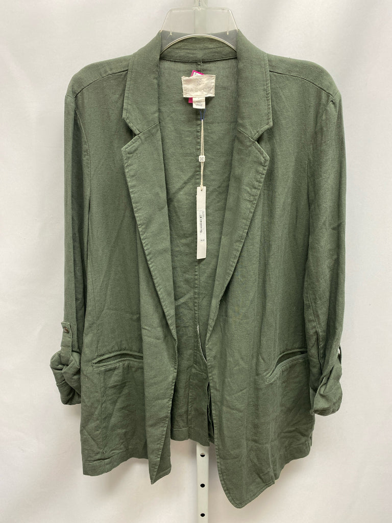 Caslon Size Large Army Green Jacket/Top