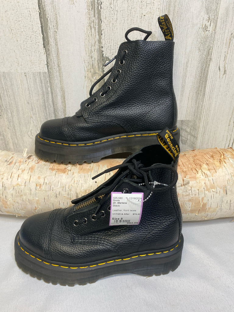 Dr. Martens Size 8 Black Boots