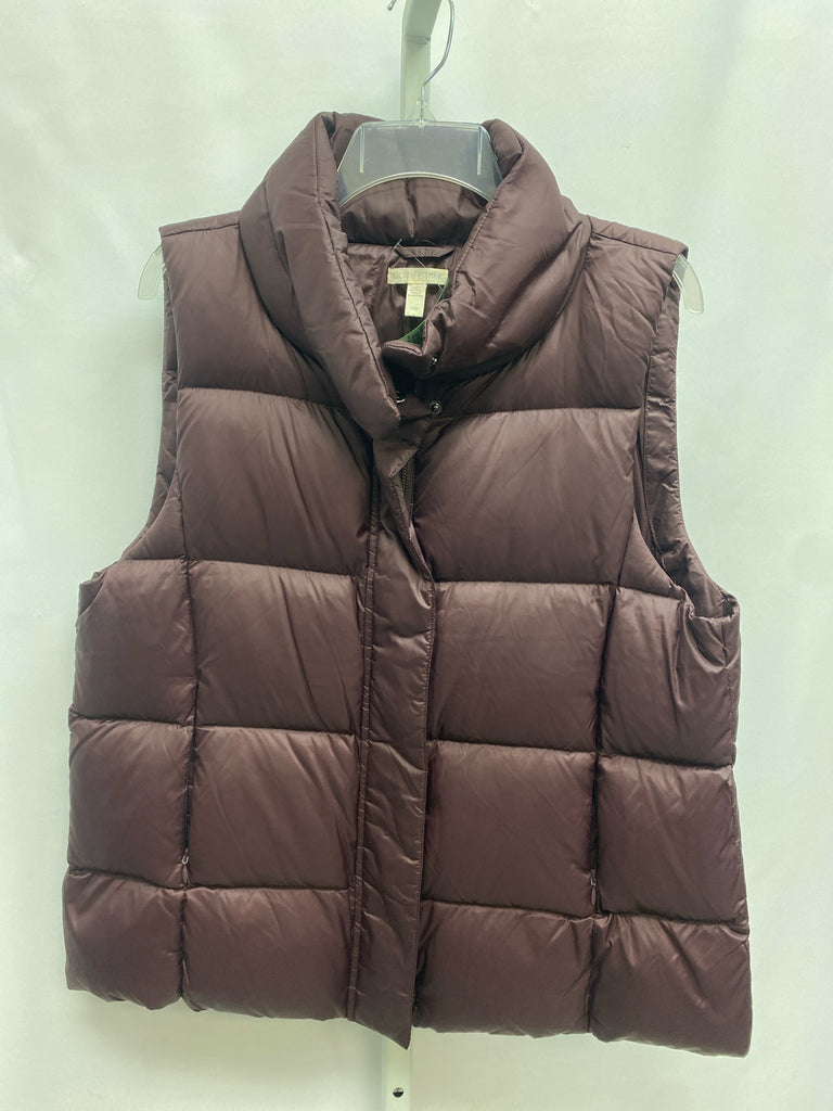 Eileen Fisher Size Large Purple Vest/Outerwear