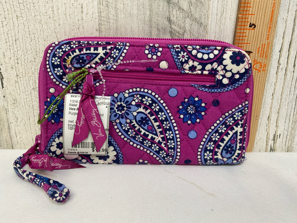 Vera Bradley Purple Print Wallet