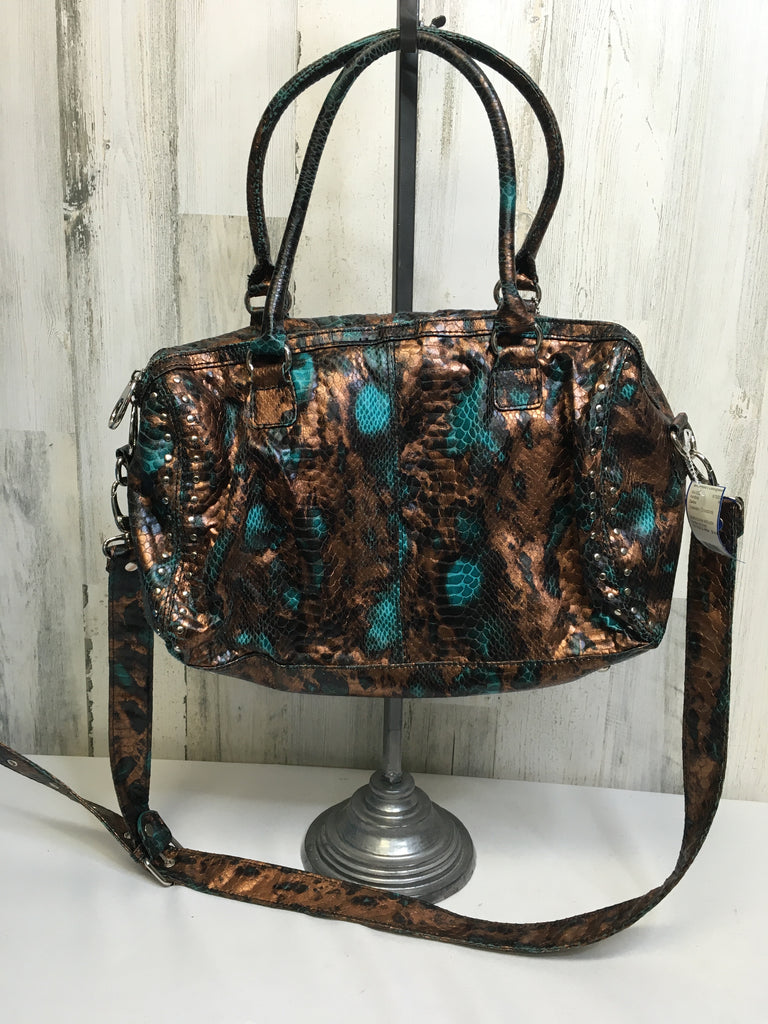 Carlos Snakeskin Handbag