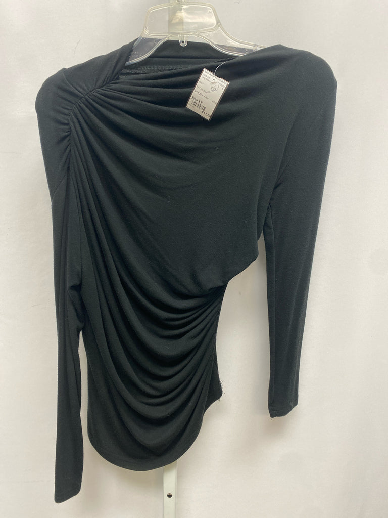 Size XS Black Long Sleeve Top