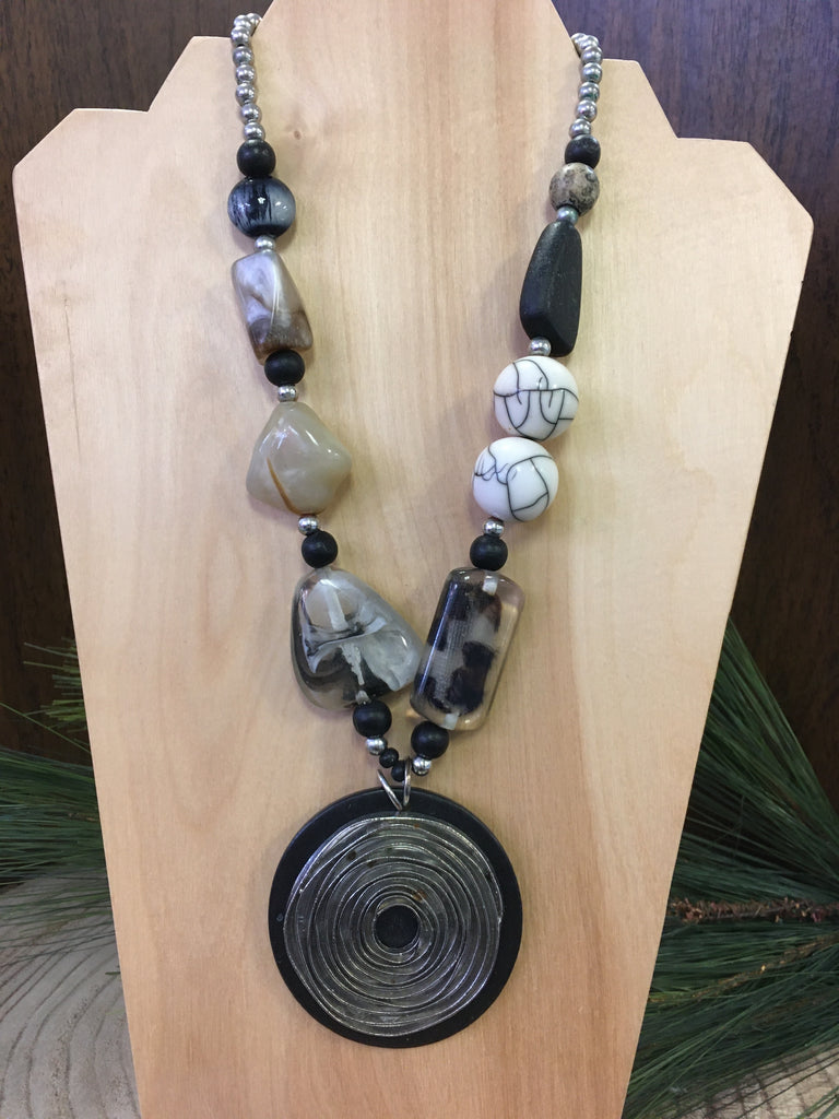 Chico's Black/White Chico's Necklace