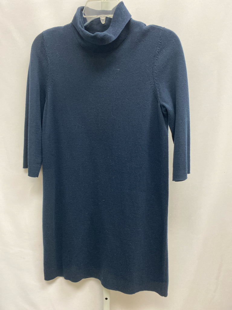 Size XS jjill Navy 3/4 Sleeve Dress