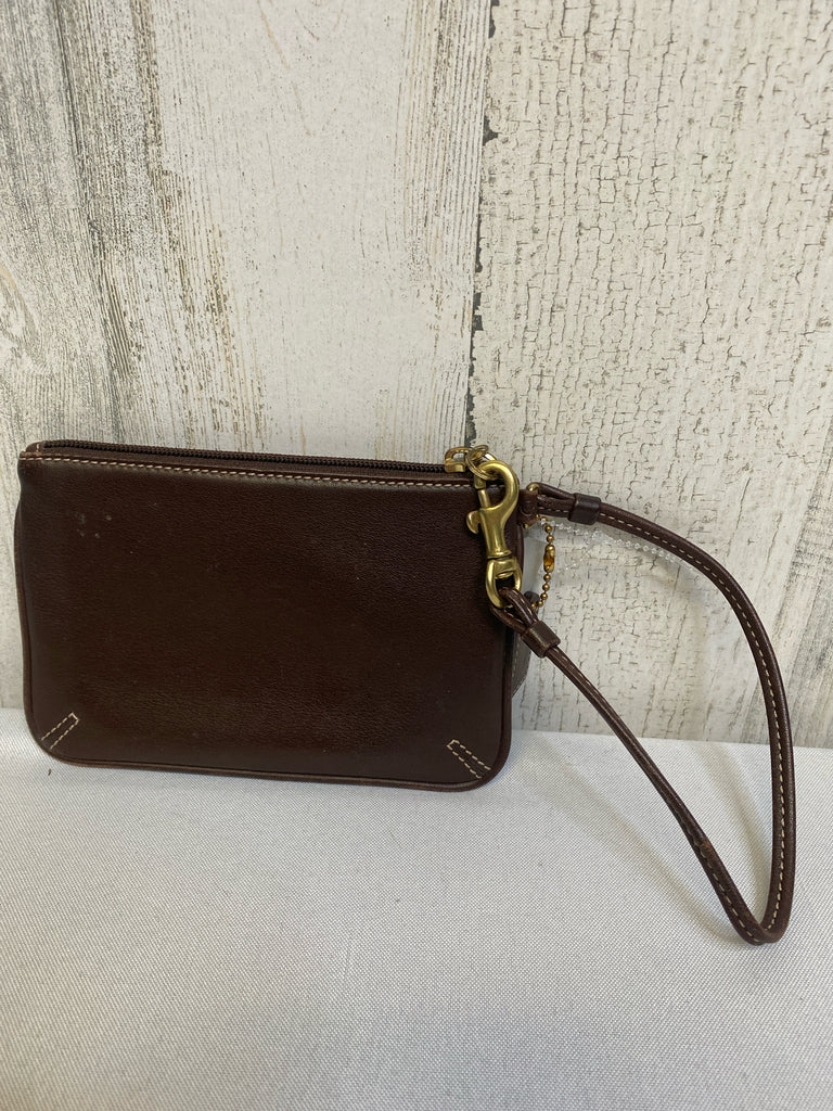 Coach Brown Designer Wristlet