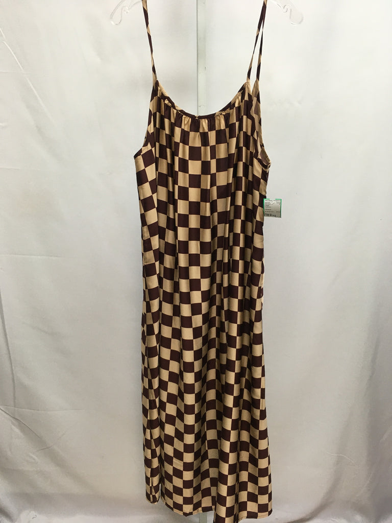 Size XL Cupshe Tan/Brown Maxi Dress