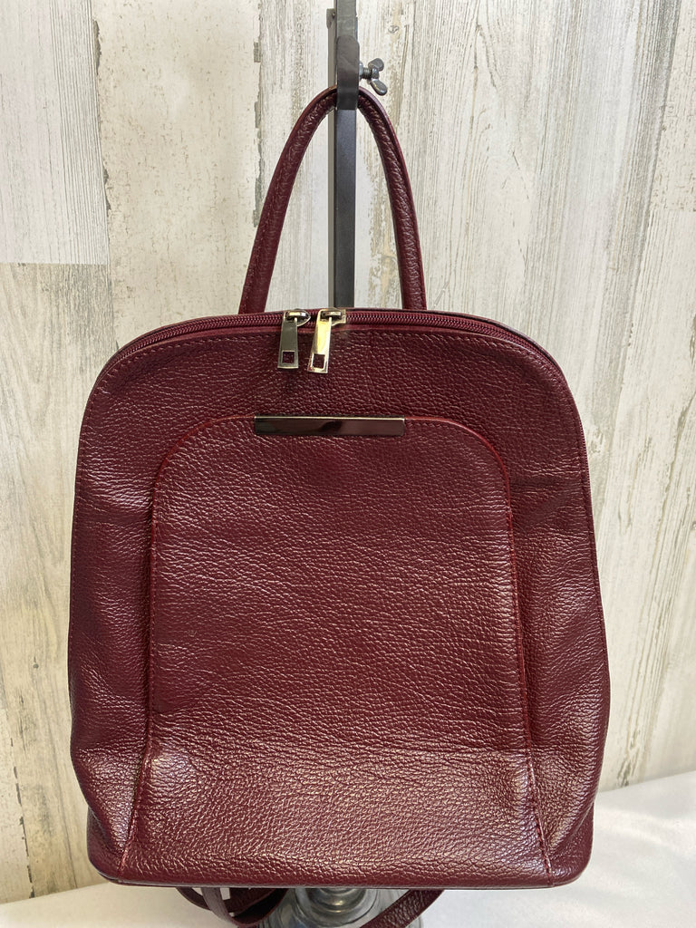 Burgundy Backpack