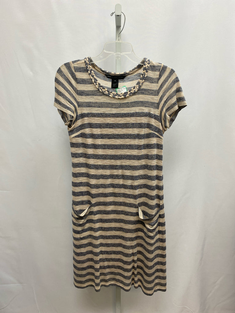 Size XS Marc Jacobs Gray/Tan Short Sleeve Dress