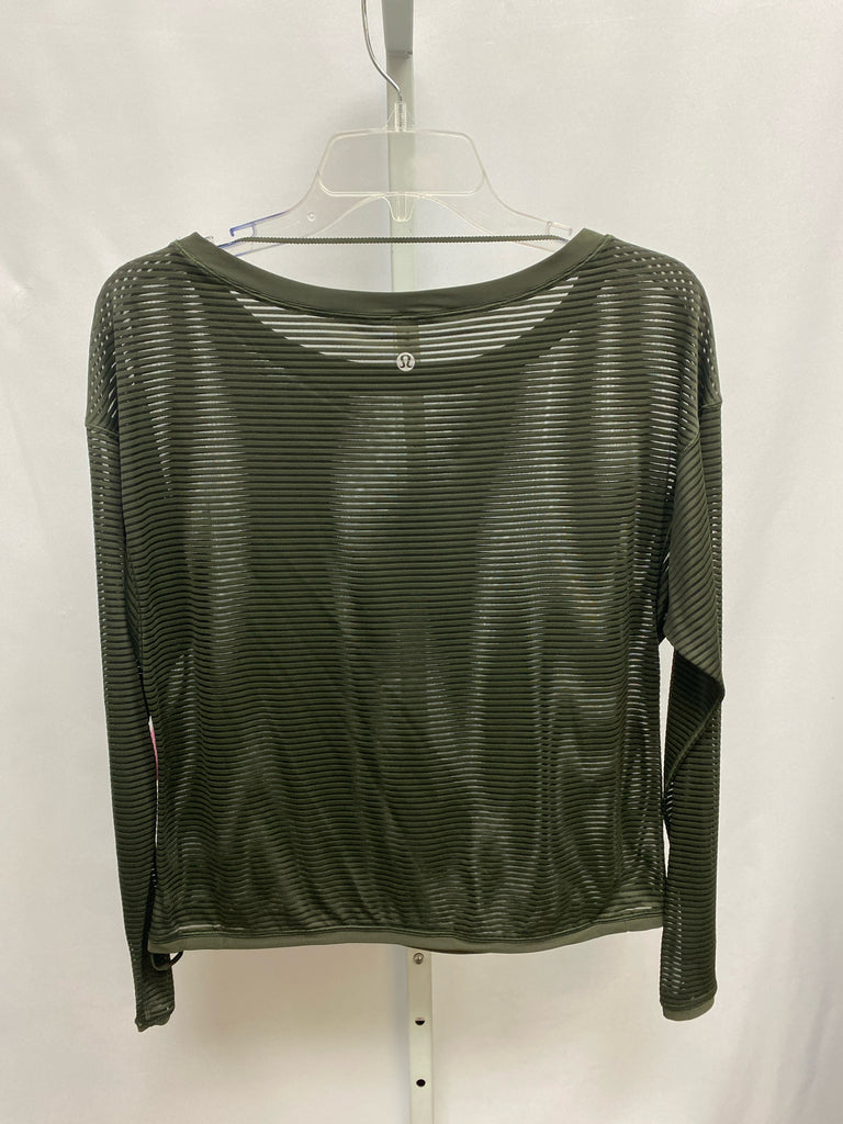 lululemon Army Green Athletic Top