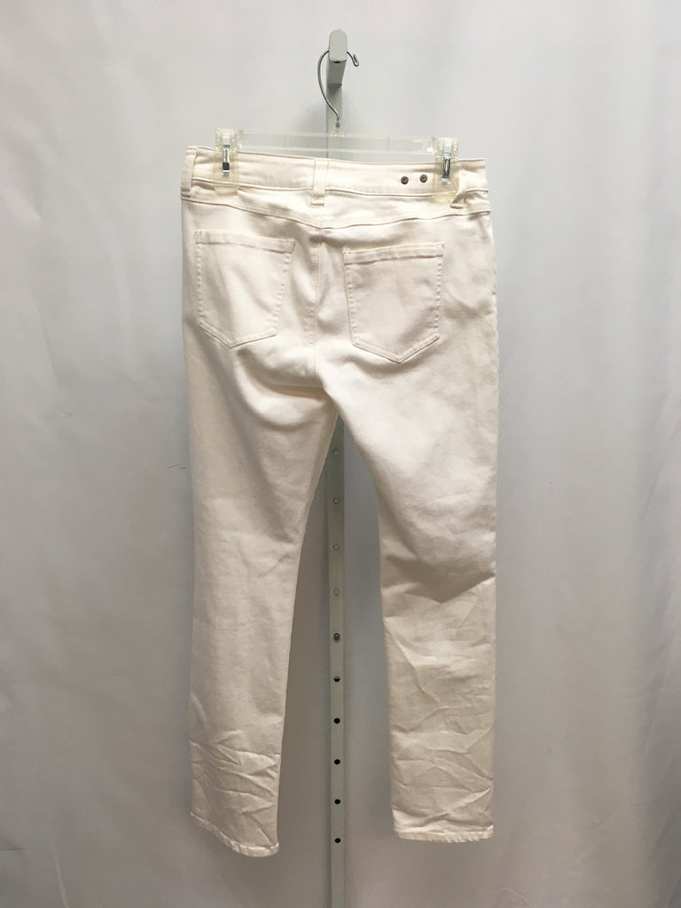Cabi Size 4 White Denim Jeans