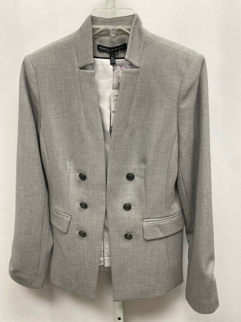 WHBM Size 4 Gray Blazer
