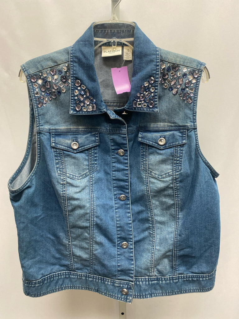 Chico's Size Chico's 3 (X-large) Denim Vest/Top