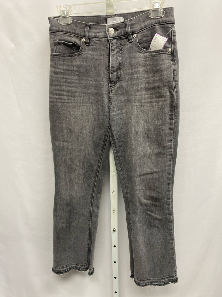 LOFT Size 2 (26) Charcoal Jeans