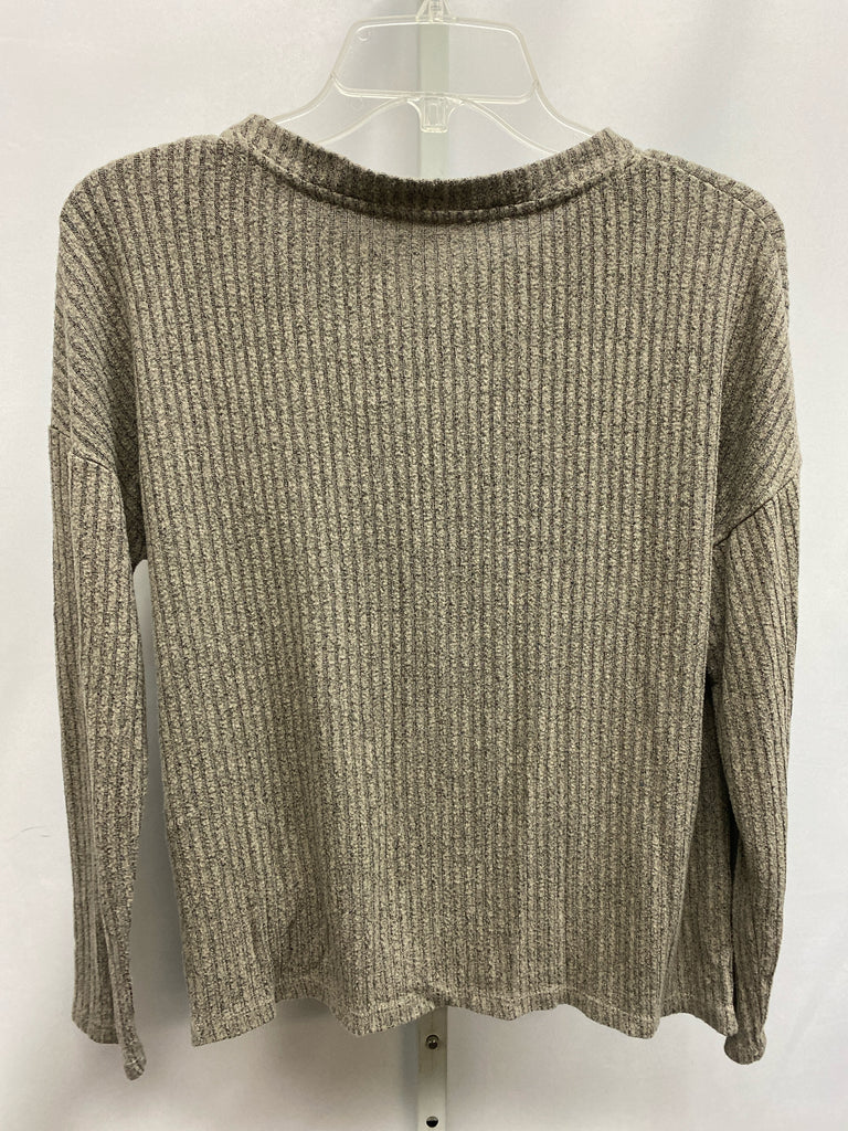 Lush Size XS Brown Long Sleeve Top