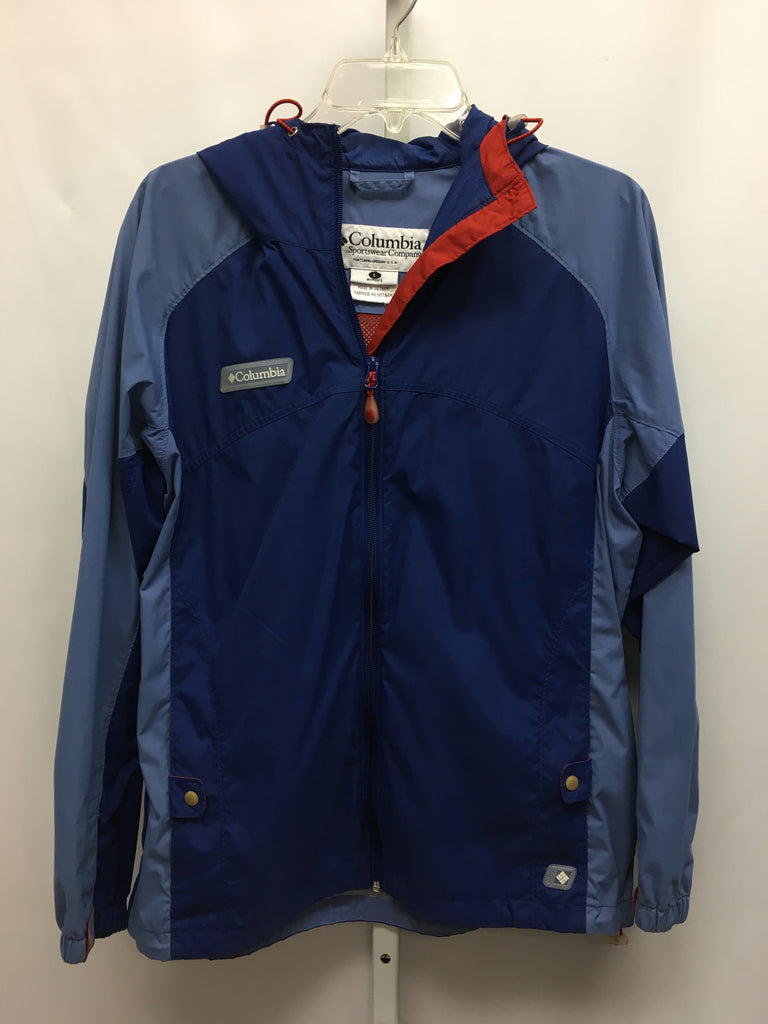 Columbia Size Large Blue Jacket/Outerwear