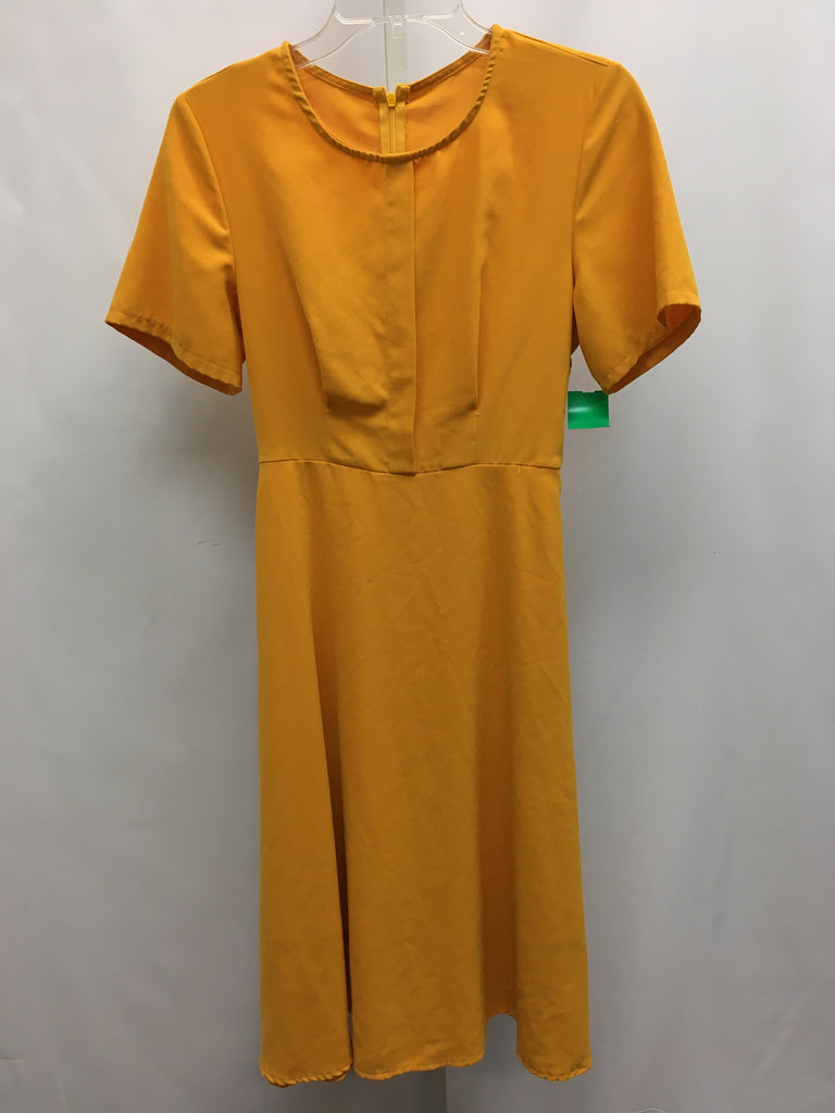 Size Medium Shein Mustard Short Sleeve Dress