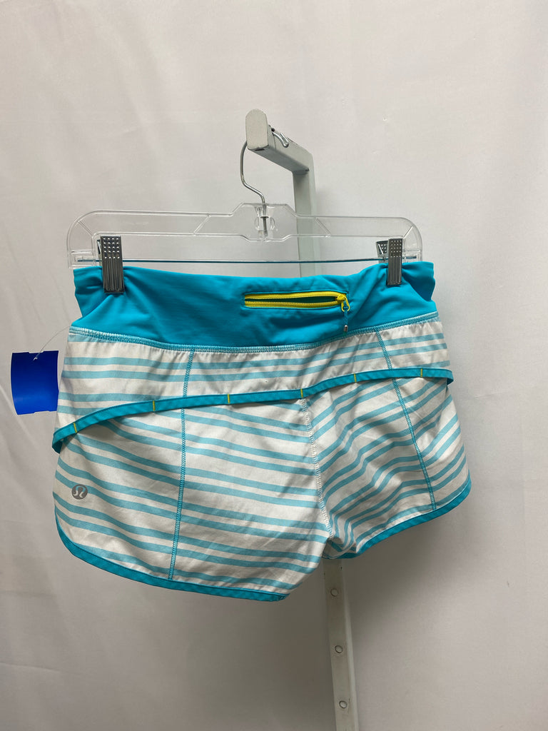 lululemon Blue/White Athletic Short