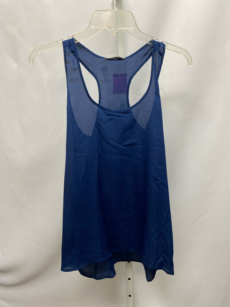 Soprano Size Small Navy Sleeveless Top