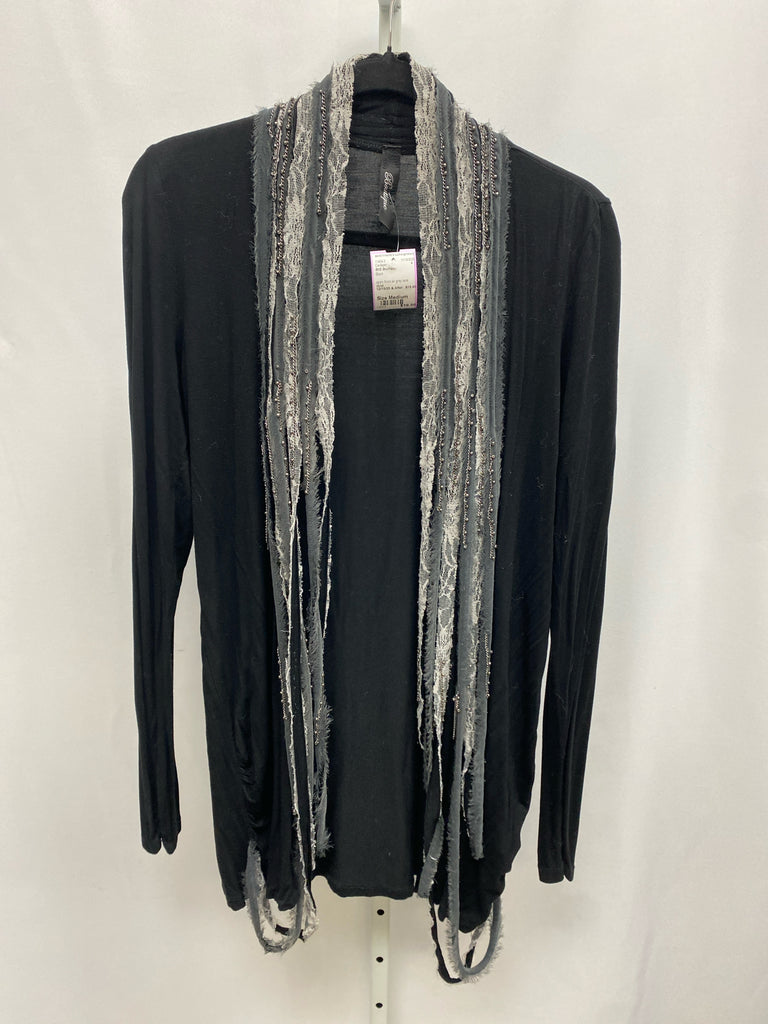 BKE Boutique Size Medium Black Cardigan