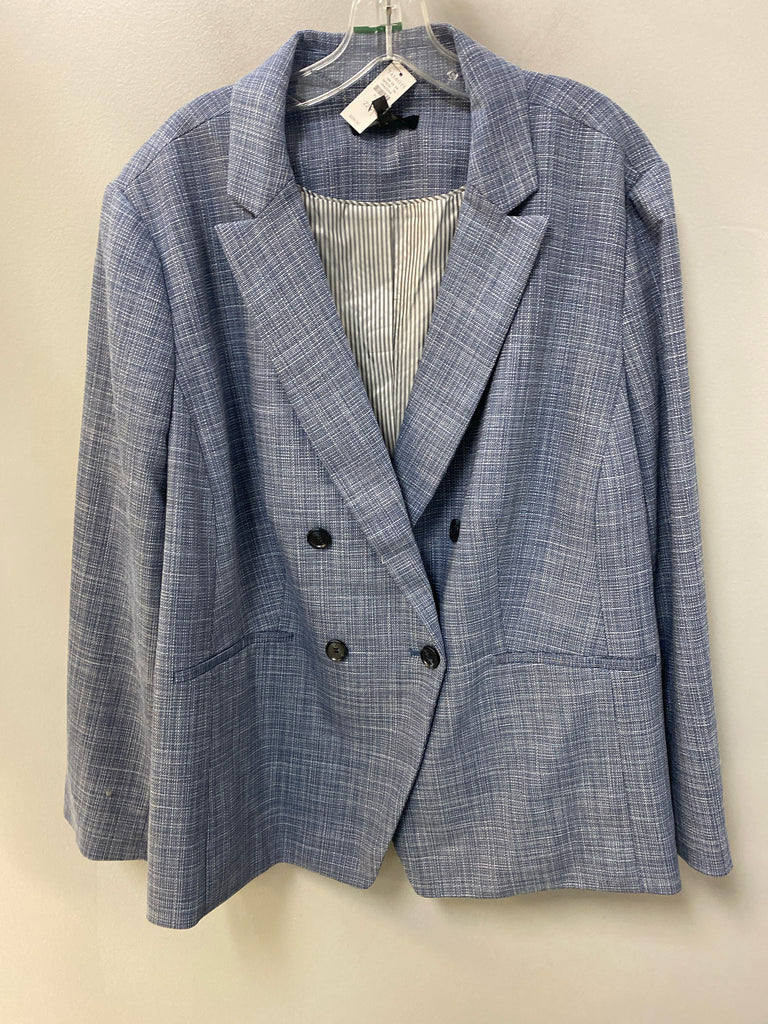 Talbots Size 22W Blue Blazer