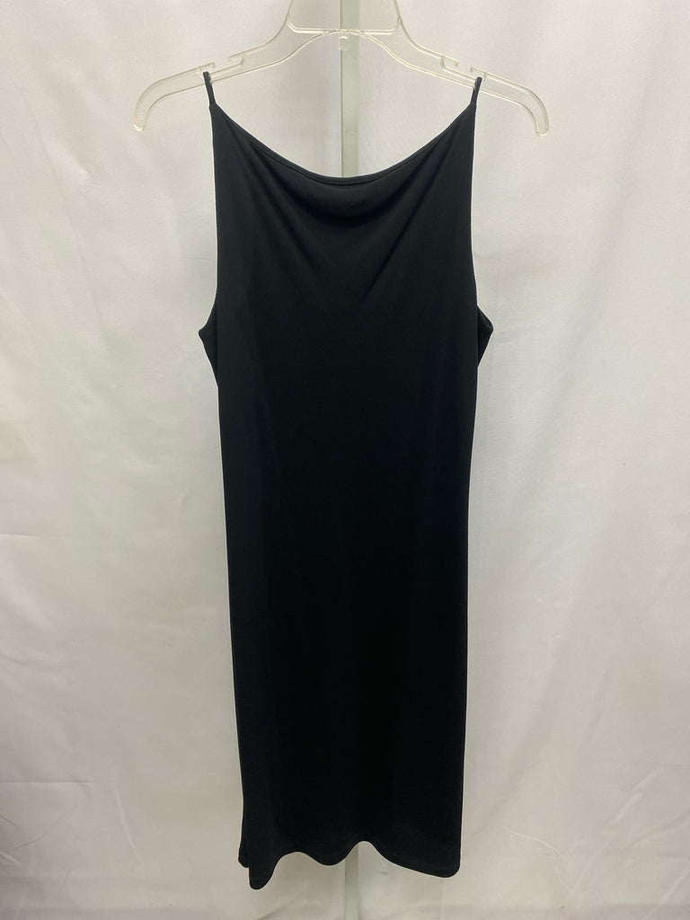 Size Large lauren Black Sleeveless Dress