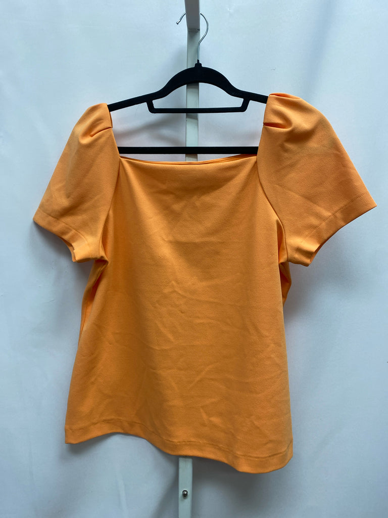 Ann Taylor Size Medium Goldenrod Short Sleeve Top