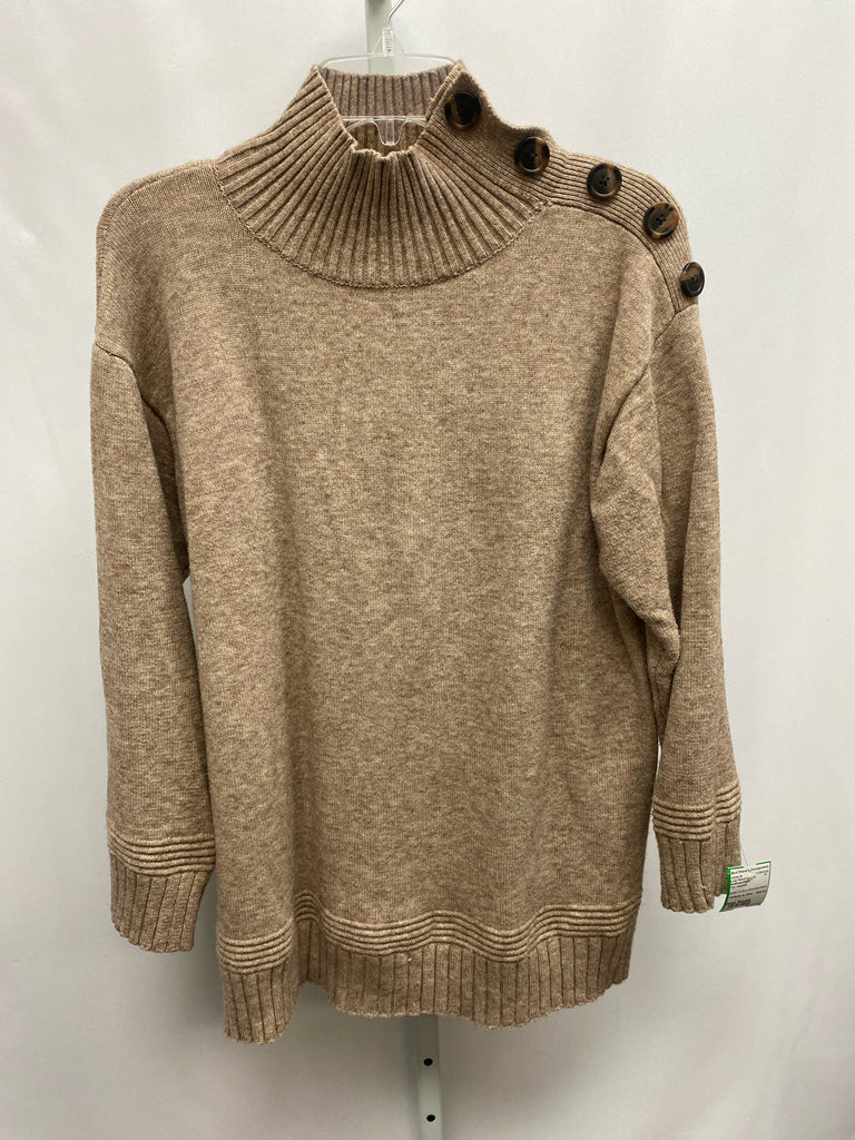 Anthropologie Size Small Tan Heather Long Sleeve Sweater