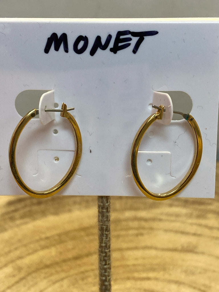 Monet Goldtone Earrings