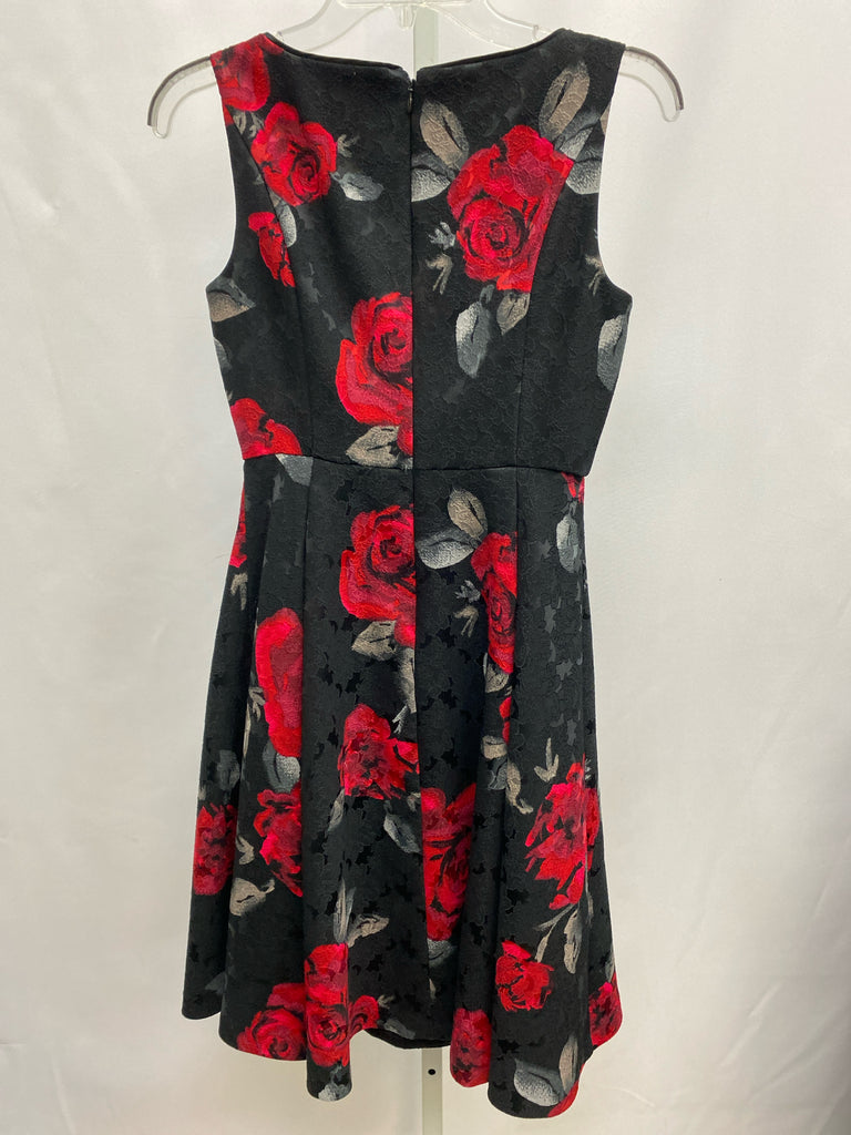 Size OP WHBM Black Floral Sleeveless Dress